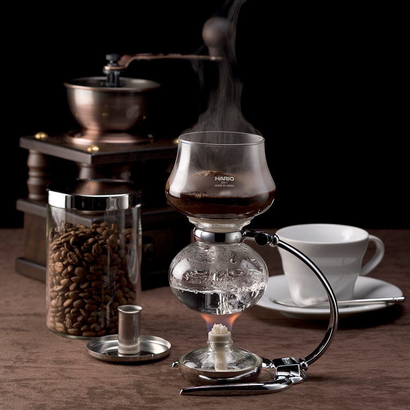 HARIO Mini Coffee Siphon Miniphon DA-1SV brewing coffee beans grinder