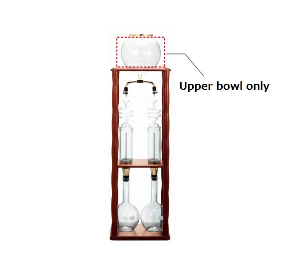 BU-WDW-20 / Upper Glass Bowl for Water Dripper Wood