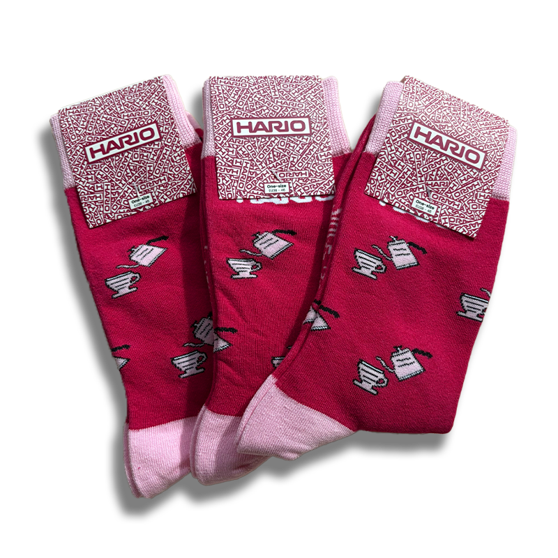 V60 20th Anniversary Socks, HARIO Pink