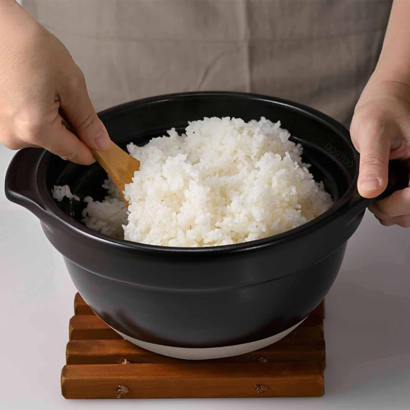 Ceramic Rice Cooker with Glass Lid