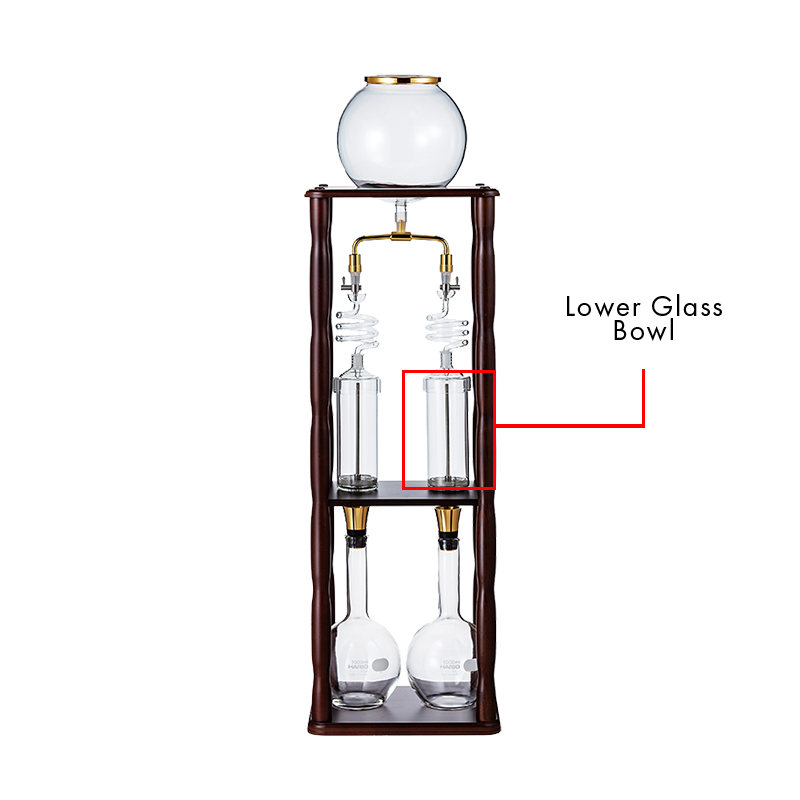 BK-WDW-20 / Lower Glass Bowl for Water Dripper