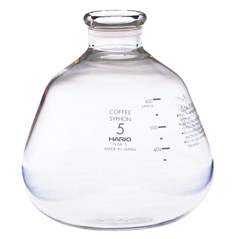 Siphon à Café Hario 600 Ml – Avec Filtre Métal Et Tissu, Design écru, Pour Café Corsé