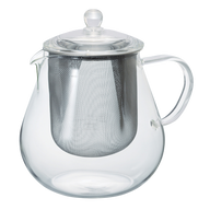 Heatproof Glass Leaf Teapot Clear, 450/700mL