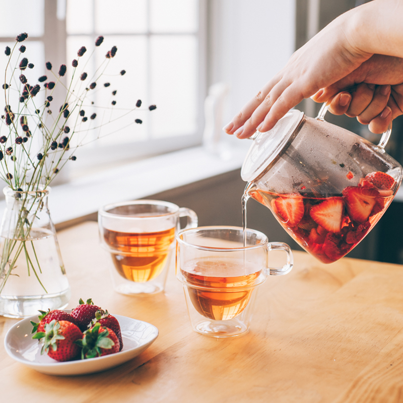 Leaf Tea Pot Pure, 360/700mL