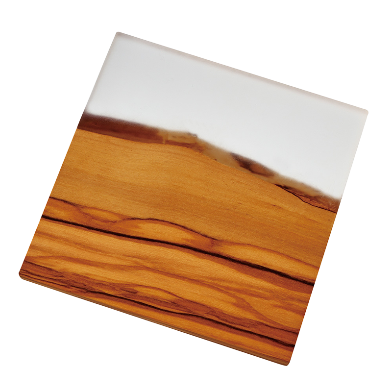 Olive Wood Coaster (6 pcs)