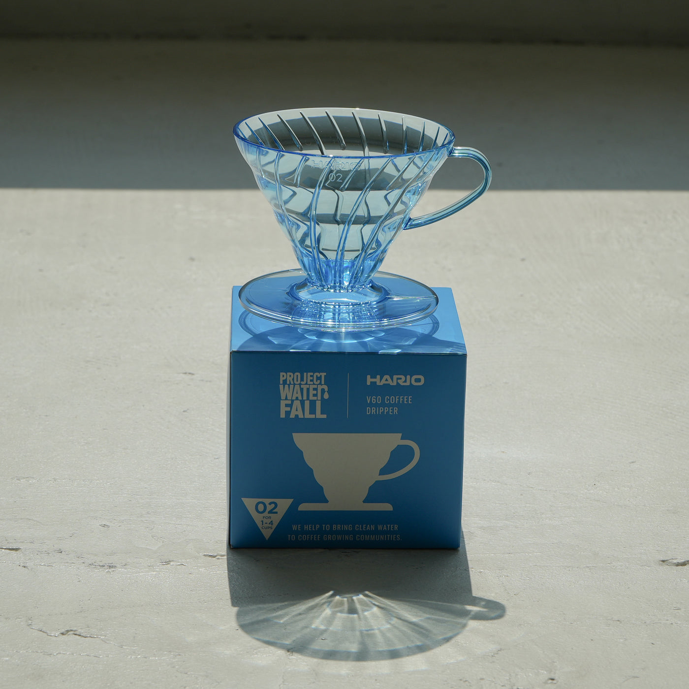 V60 Plastic Dripper, Project Waterfall Edition, 02 Size