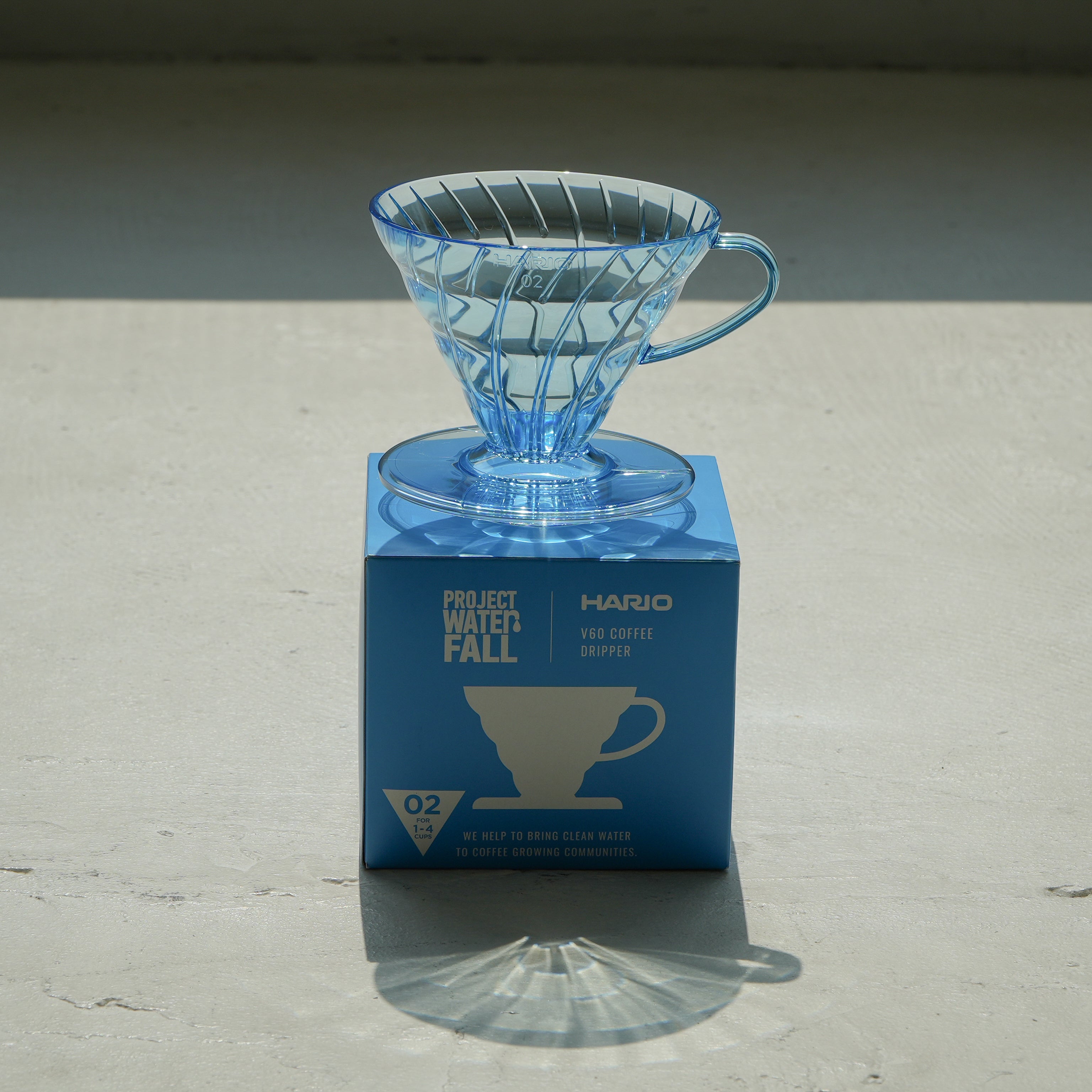 V60 Plastic Dripper, Project Waterfall Edition, 02 Size