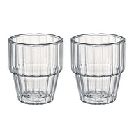 Double Walled Stack Glass Line, 2pc Set