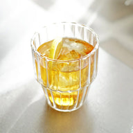 Double Walled Stack Glass Line, 2pc Set