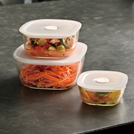 Heatproof Glass Container, 600mL (Oven/Microwave-safe)