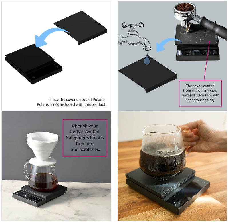 Coffee Scale Polaris Silicone Cover