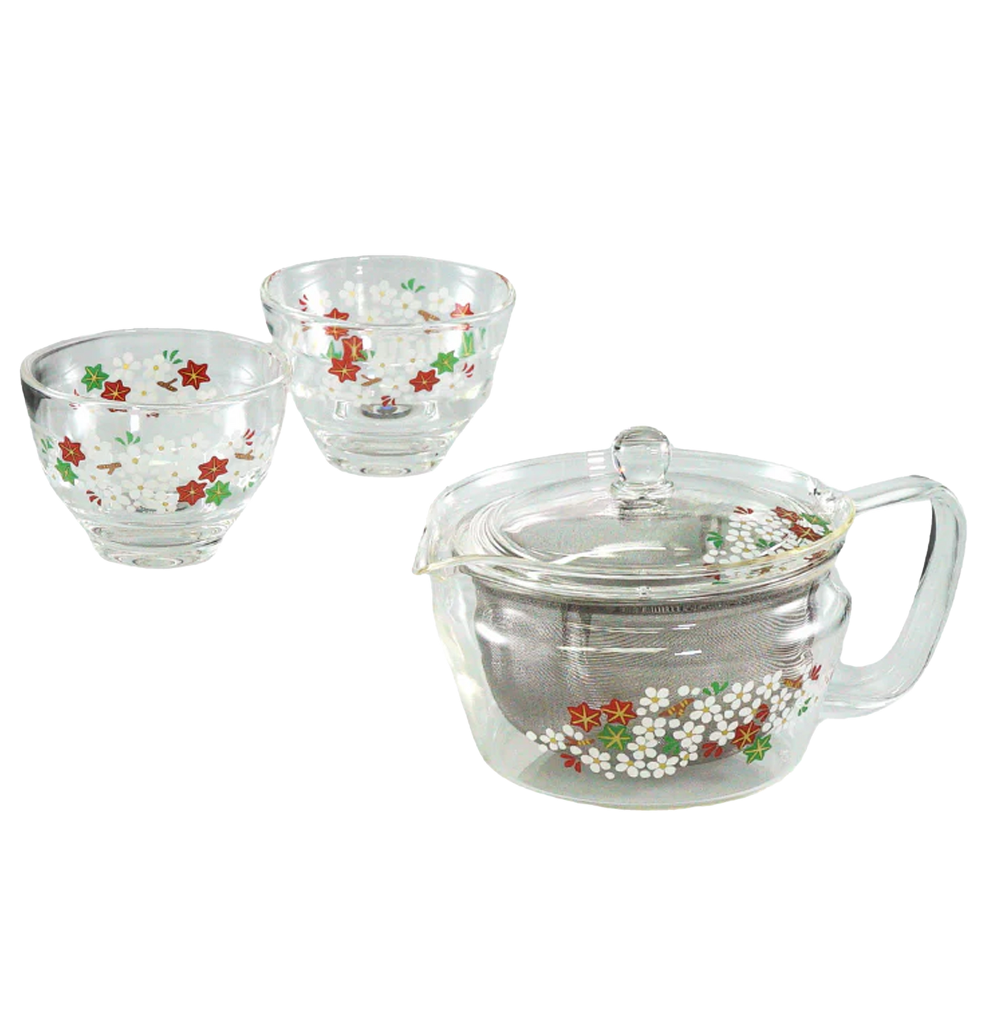 Tachikichi x HARIO - Heatproof Glass Teapot & Cups Set