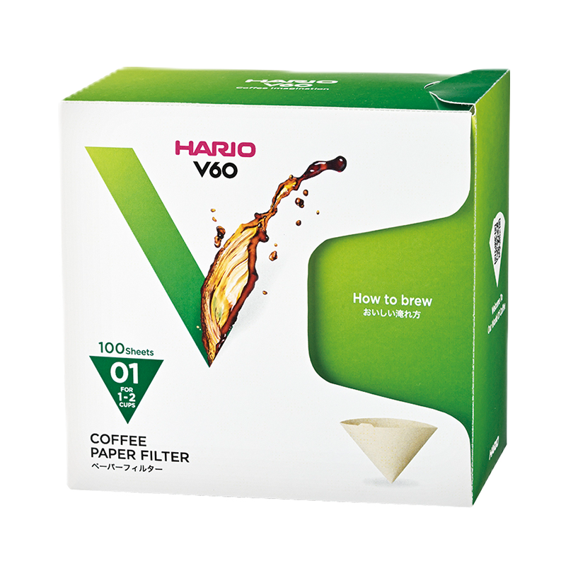 V60 Filter Paper, 01 Size, Box (100 pcs)