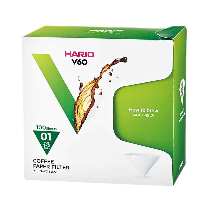 V60 Filter Paper, 01 Size, Box (100 pcs)
