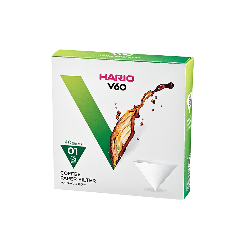 V60 Filter Paper, 01/02/03 Size (40 pcs)