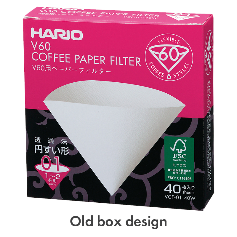 V60 Filter Paper, 01/02/03 Size (40 pcs)