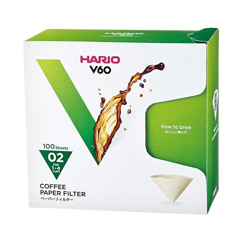 V60 Filter Paper, 02 Size, Box (100 pcs)