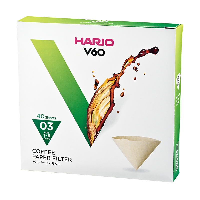 V60 Filter Paper, 01/02/03 Size (40 pcs)