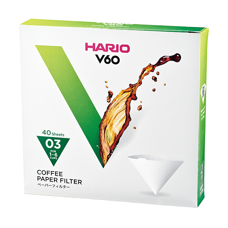 V60 Filter Paper, 01/02/03 Size (40 pcs)