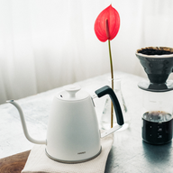 HARIO Smart G Kettle white DKG-140-W V60 beaker flower