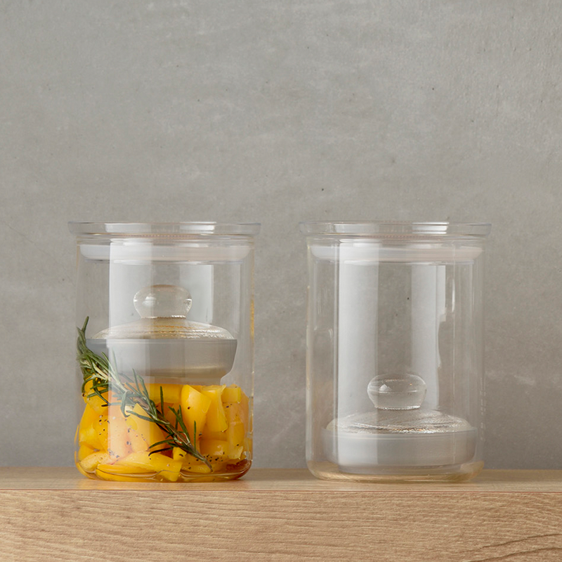 TGS-800-T Tsukemono Glass Slim Japanese pickles