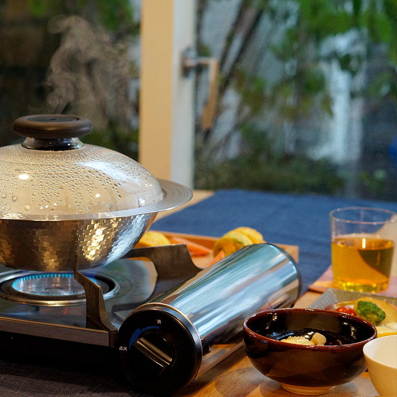 MIS-26 YUKIHIRA IH Stainless Steel Cooking Pot 2,600ml HARIO potluck Japanese cooking