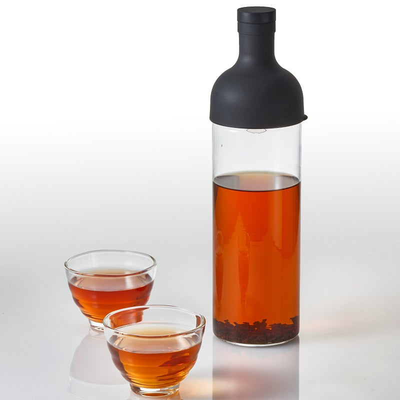 HARIO Cold Brew Tea Bottle Glass Cup Set 750ml FIHU-2012 black glass cups