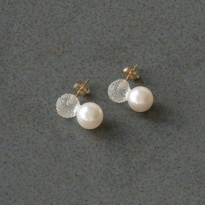 Pearl Series: Snow Pearl Earrings