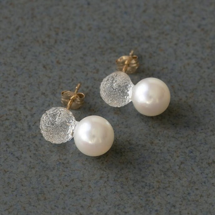 Pearl Series: Snow Pearl Earrings