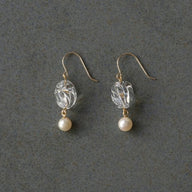 Pearl Series: Wave Pearl Earrings