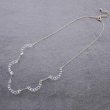 Water Drop "R" Necklace