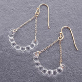 Water Drop "R" Earrings