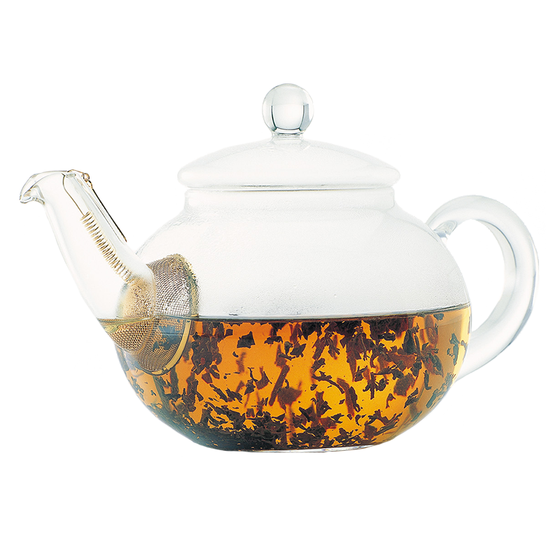 HARIO Glass Jumping Teapot 500/800ml JP-2 JP-4 tea leaves