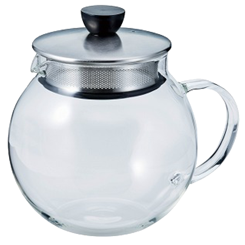 HARIO Jumping Leaf Teapot 600ml JPS-60-HSV glass tea pot 