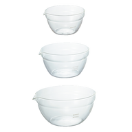 HARIO KB-1318 Heatproof Glass Bowl Set (3pcs) 