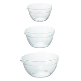 HARIO KB-1318 Heatproof Glass Bowl Set (3pcs) 