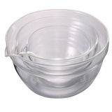 HARIO KB-1318 Heatproof Glass Bowl Set (3pcs) stacked