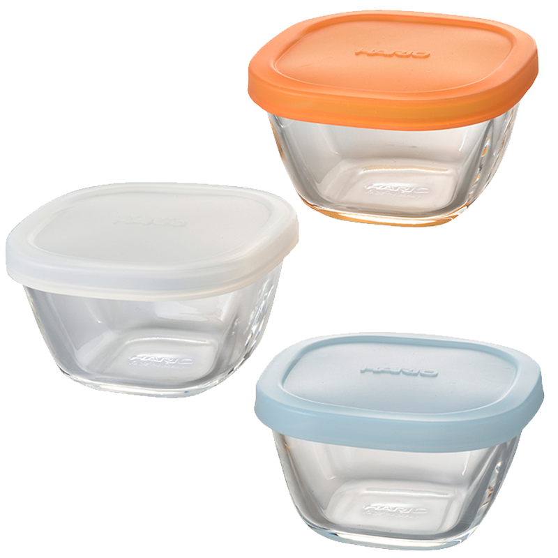 HARIO MKK-SI-2024 Heatproof Glass Storage Bowls Set (3pcs)