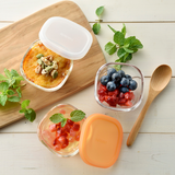 HARIO MKK-SI-2024 Heatproof Glass Storage Bowls Set (3pcs) fruit, gratin