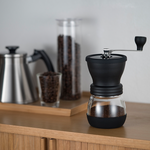 Hario Coffee Grinder, Hand Burr Coffee Grinder - Erie Coffee Roasters, LLC