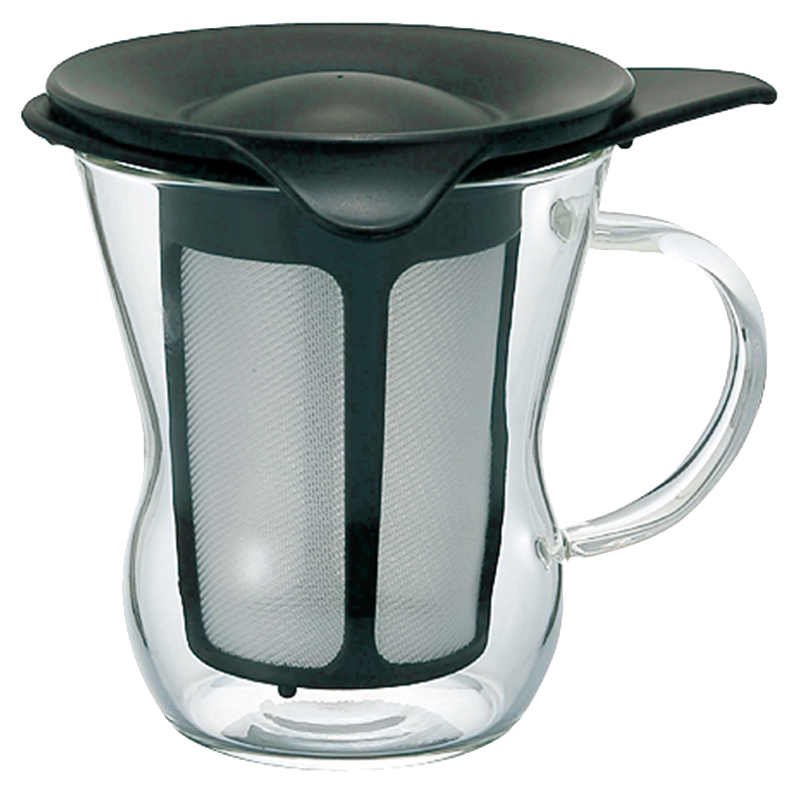 HARIO OTM-1B One Cup Tea Maker Black