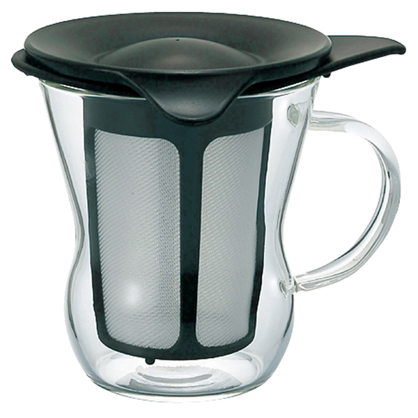 HARIO OTM-1B One Cup Tea Maker Black