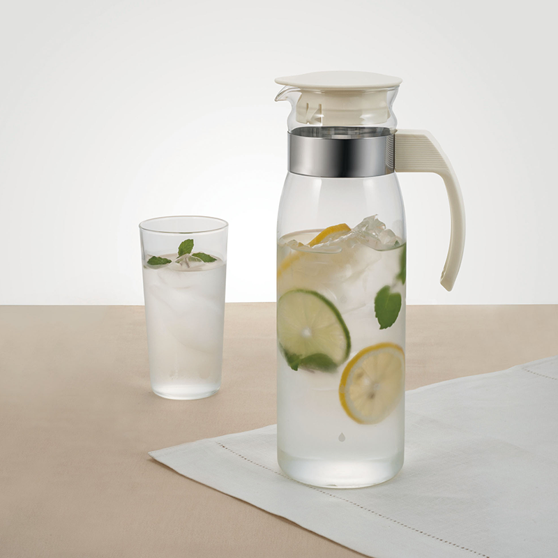 RPLN-14-OW Refrigerator Pot 'Slim' 1400ml lime lemon ice water