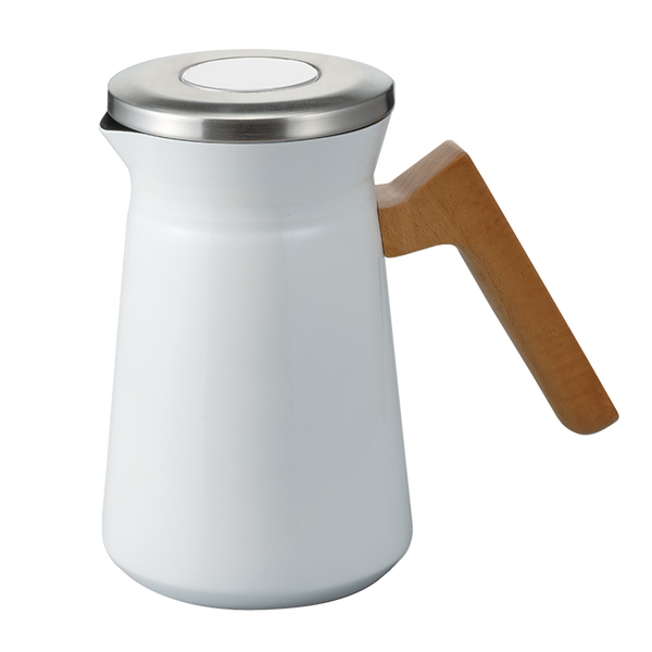 HARIO S-STP-600-W [Simply Hario Series] Stainless Thermal Pot 