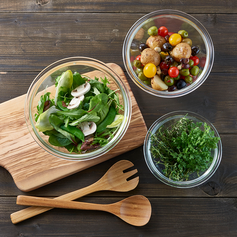 HARIO Heatproof Glass Bowl 3 pcs set MXPN-3704 salad
