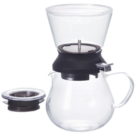 HARIO Set: Tea Dripper "Largo" 350ml TDR-5012B glass 
