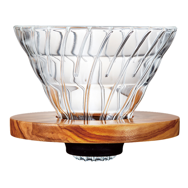 V60 Glass Dripper 02 - Olive Wood