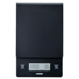 HARIO VSTN-2000B-BLM V60 Drip Scale - Bloom Series Black top view