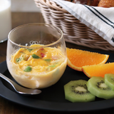 HARIO XECN-M-W Microwave Glass Egg Cooker White scrambled egg breakfast