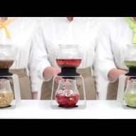 HARIO Set: Tea Dripper "Largo" 800ml TDR-8006T glass video